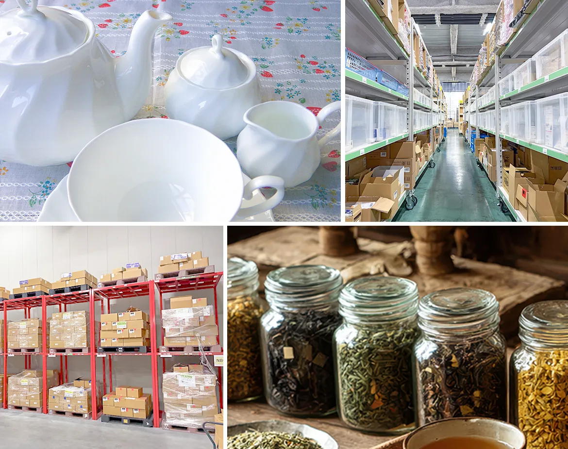 常温保管商品（雑貨・食器）EC物流事例